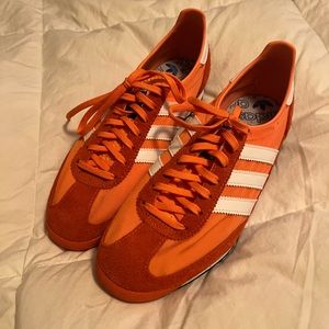 adidas Originals SL 72 sneaker in white and orange